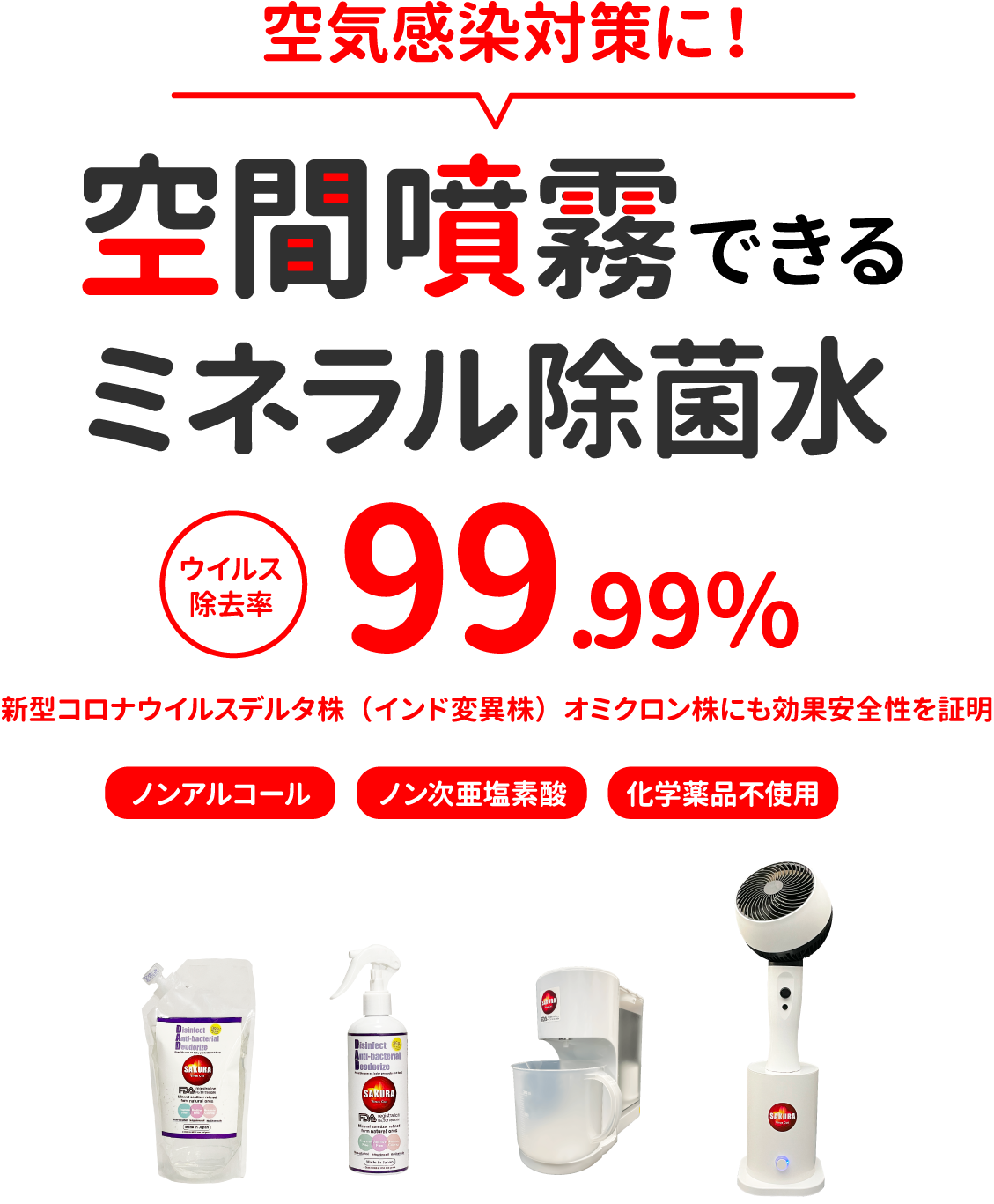 ミネラル除菌剤